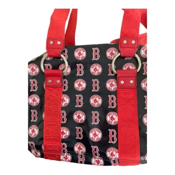 MLB B….for Betsy Red Boston Red Sox Shoulder Bag with Team Logo Pattern - Picture 5 of 5